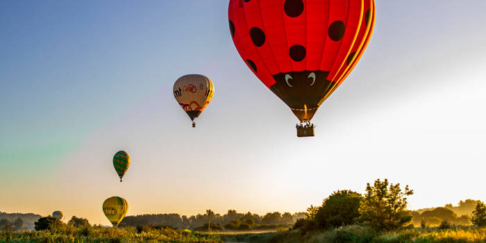 GaisaBaloni.lv lidojums virs Cēsīm - Viesnīcas Cēsu nov.