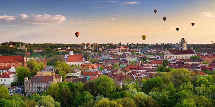 Полёт на воздушном шаре в Вильнюсе - Отели в Вильнюсе